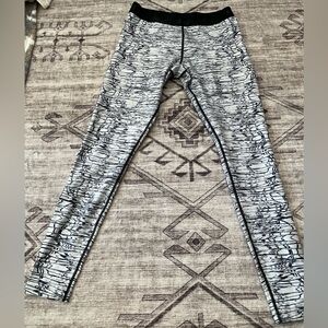 Nike Black and White Golf Leggings